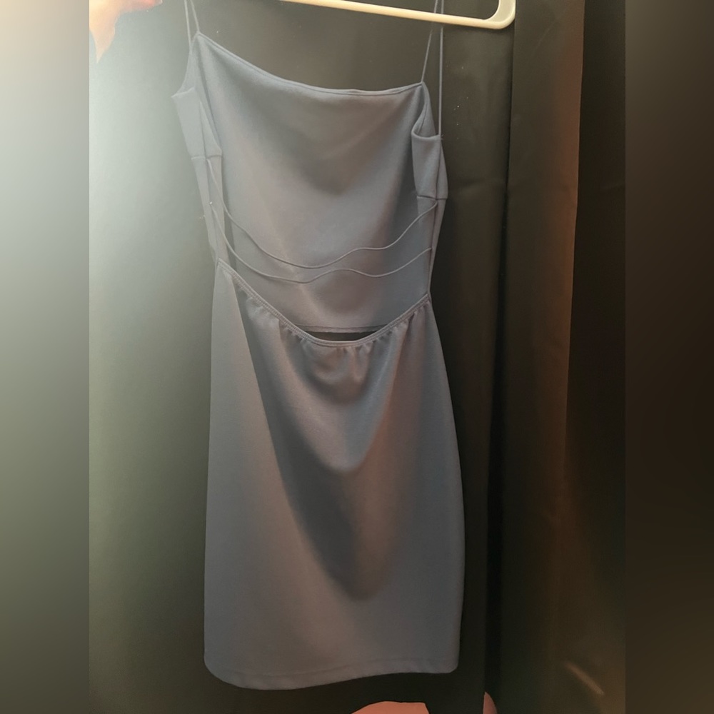 Jean blue homecoming dress